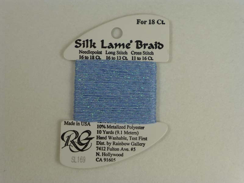 Silk Lame Braid SL169 Blue Bell