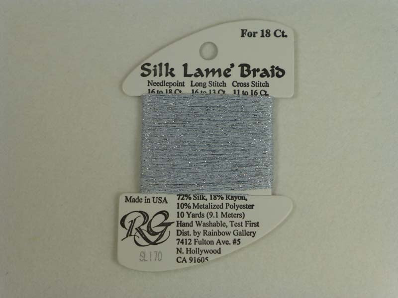 Silk Lame Braid SL170 Blue Fog