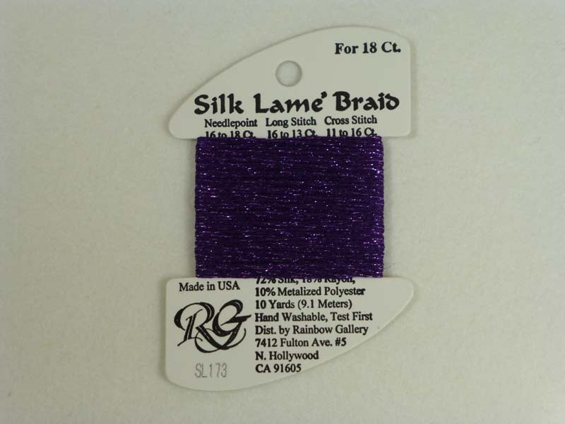 Silk Lame Braid SL173 Pansy