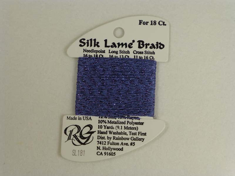 Silk Lame Braid SL181 Hydrangea