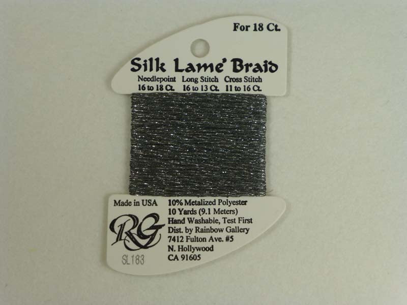 Silk Lame Braid SL183 Grey Stone