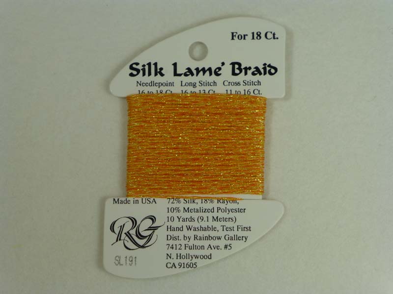 Silk Lame Braid SL191 Goldenrod