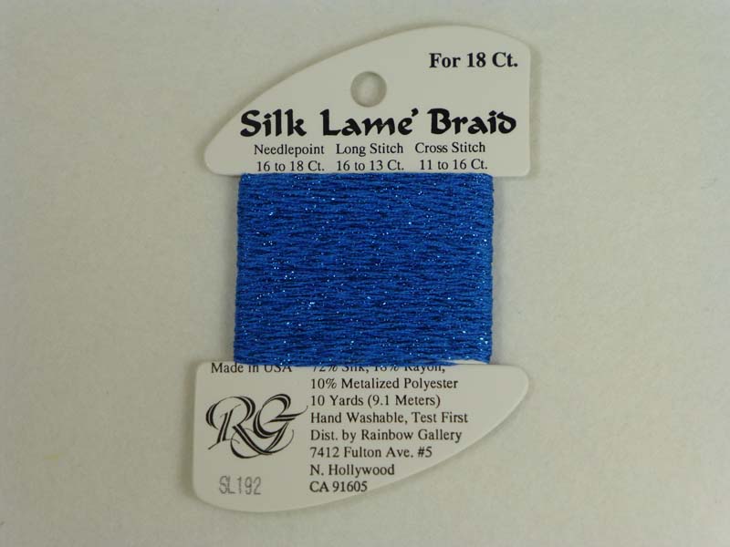 Silk Lame Braid SL192 Bluebird