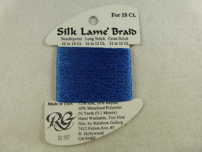 Silk Lame Braid SL197 Star Sapphire
