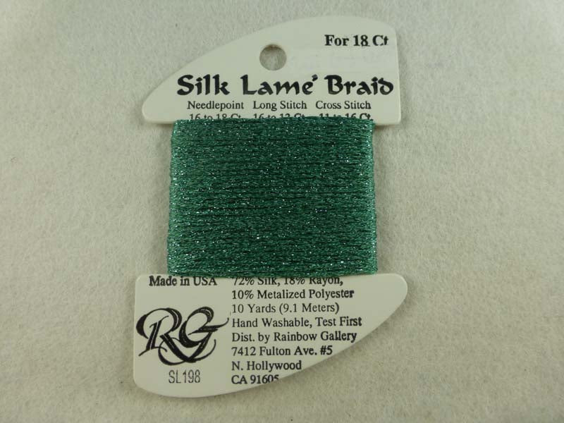 Silk Lame Braid SL198 Wasabi