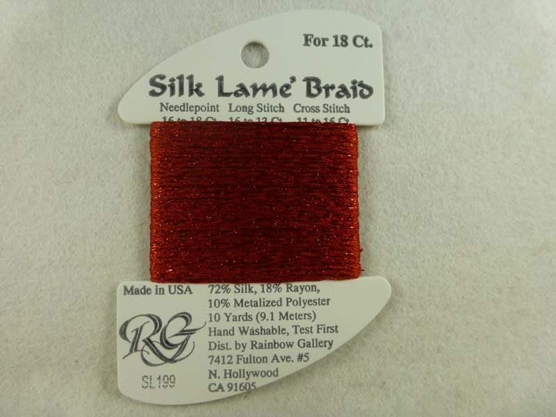 Silk Lame Braid SL199 Picante