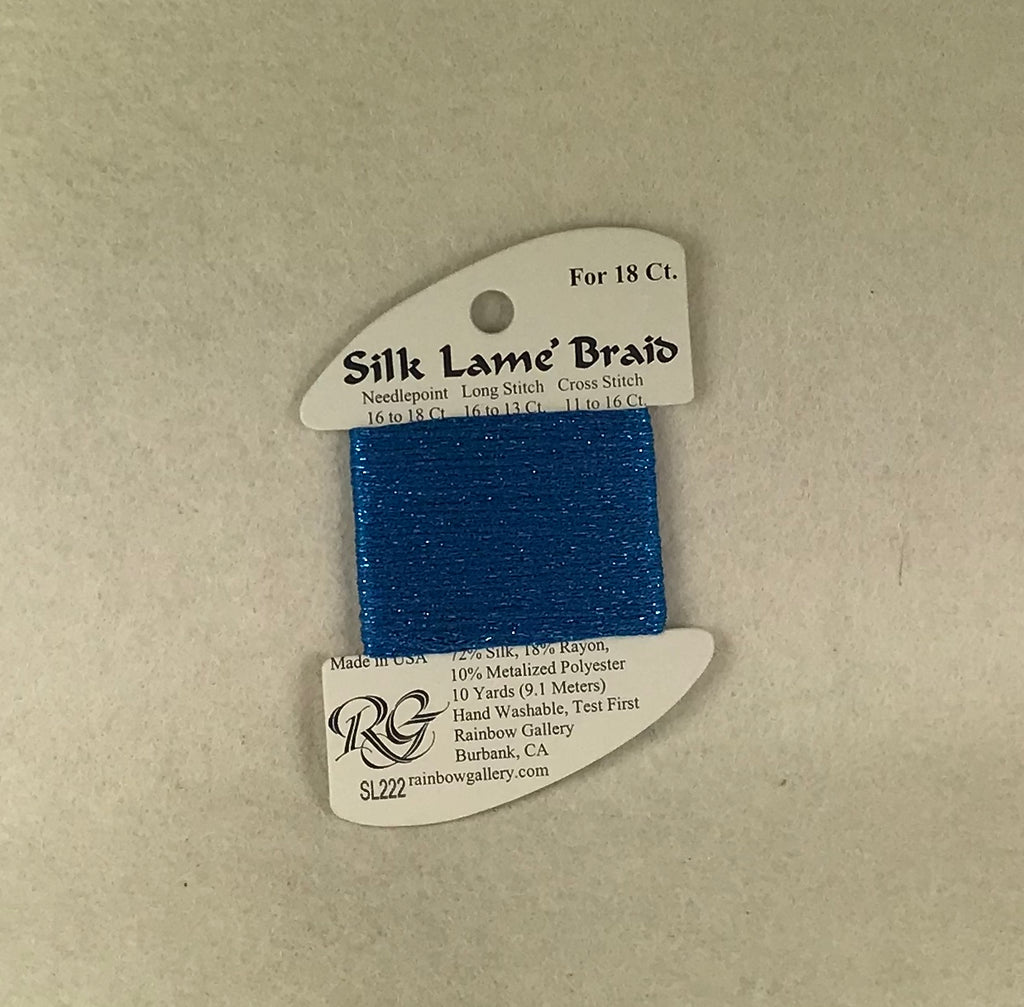 Silk Lame Braid SL222 Brilliant Blue