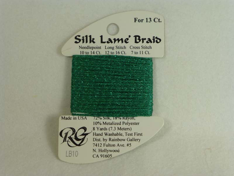 Silk Lame Braid LB10 Green