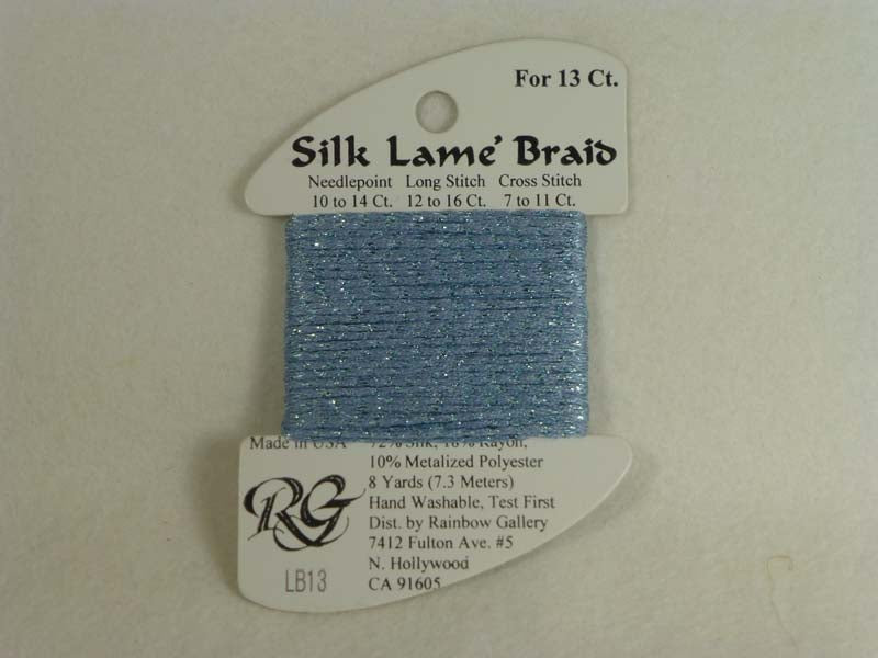 Silk Lame Braid LB13 Sky Blue
