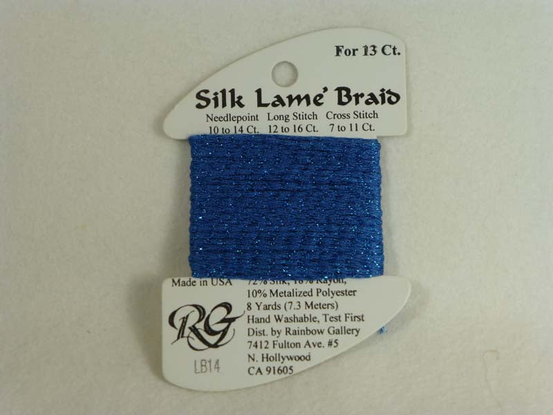 Silk Lame Braid LB14 Blue