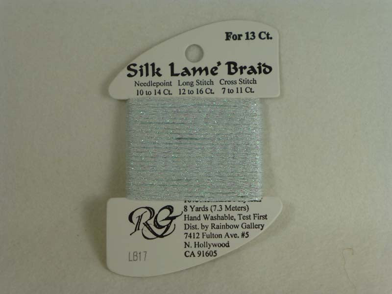 Silk Lame Braid LB17 Lite Surf Blue