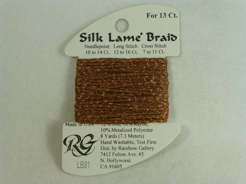 Silk Lame Braid LB31 Copper