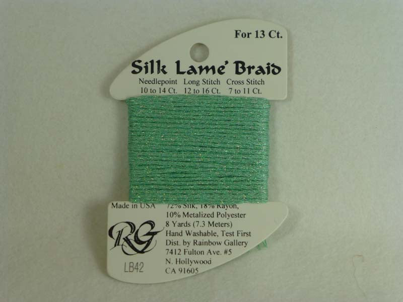 Silk Lame Braid LB42 Mint