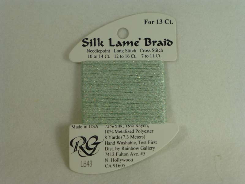 Silk Lame Braid LB43 Lite Mint