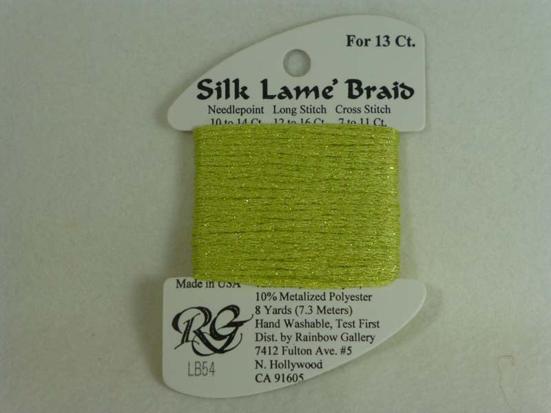 Silk Lame Braid LB54 Lite Avocado