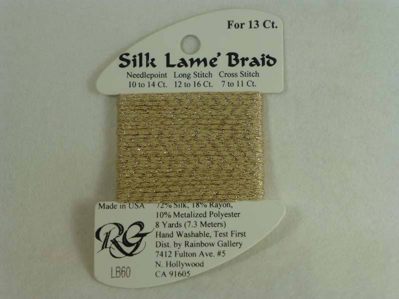 Silk Lame Braid LB60 Camel
