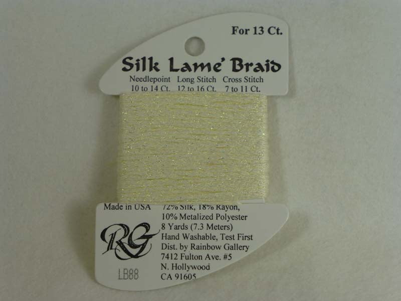 Silk Lame Braid LB88 Lemon Lite
