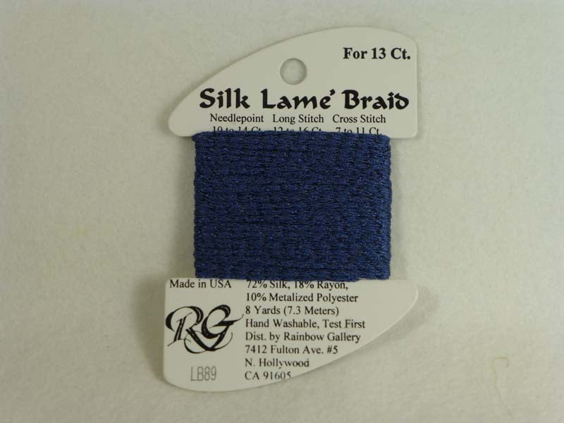 Silk Lame Braid LB89 Blue Jeans