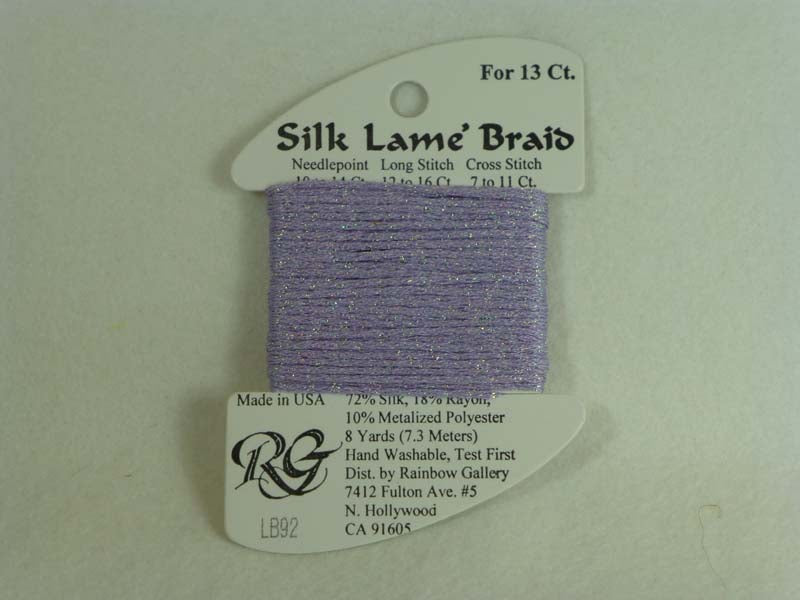 Silk Lame Braid LB92 Lite Lilac