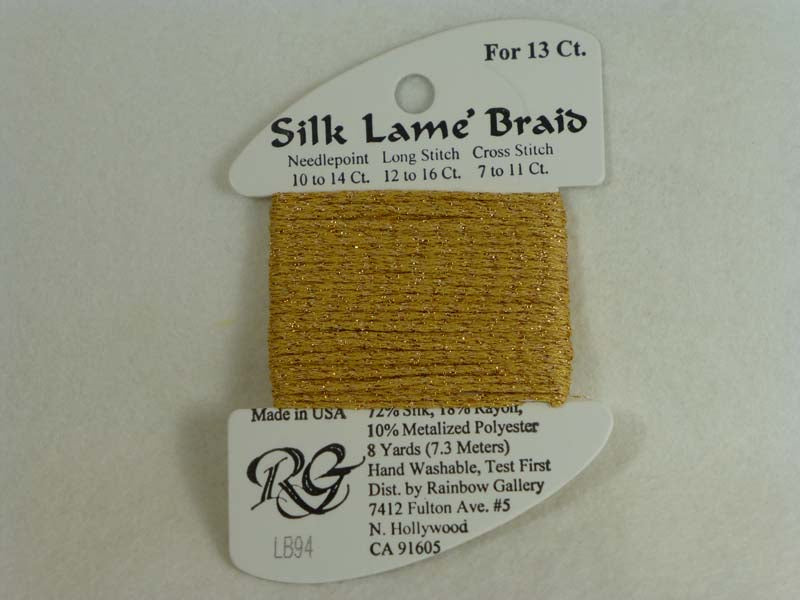 Silk Lame Braid LB94 True Gold