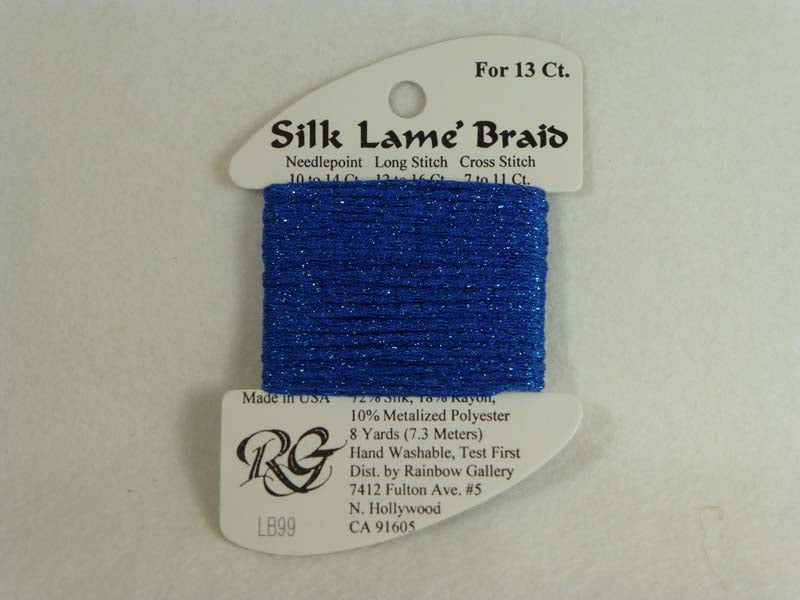 Silk Lame Braid LB99 Classic Blue