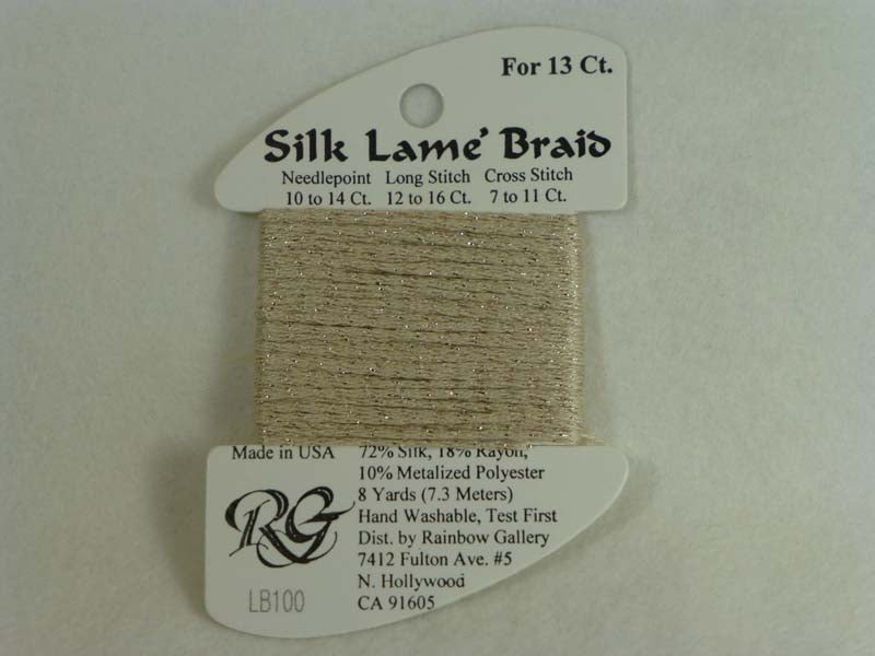 Silk Lame Braid LB100 Sand