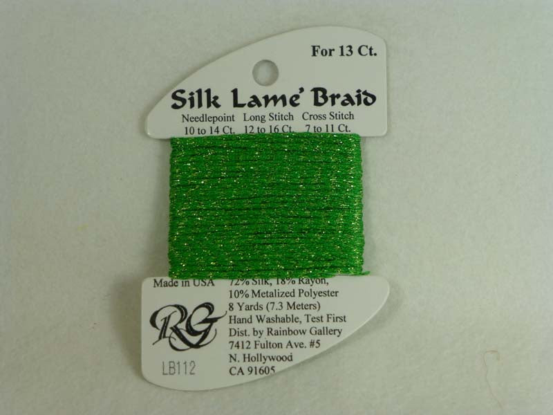 Silk Lame Braid LB112 Spring Green