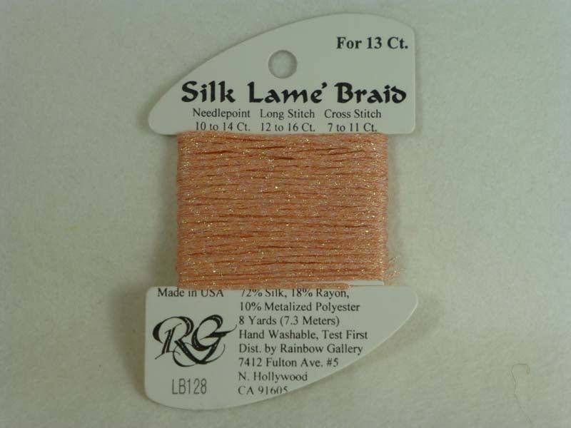 Silk Lame Braid LB128 Crab Bisque