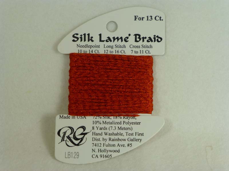 Silk Lame Braid LB129 Tabasco