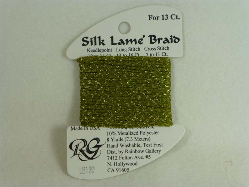 Silk Lame Braid LB130 Moss