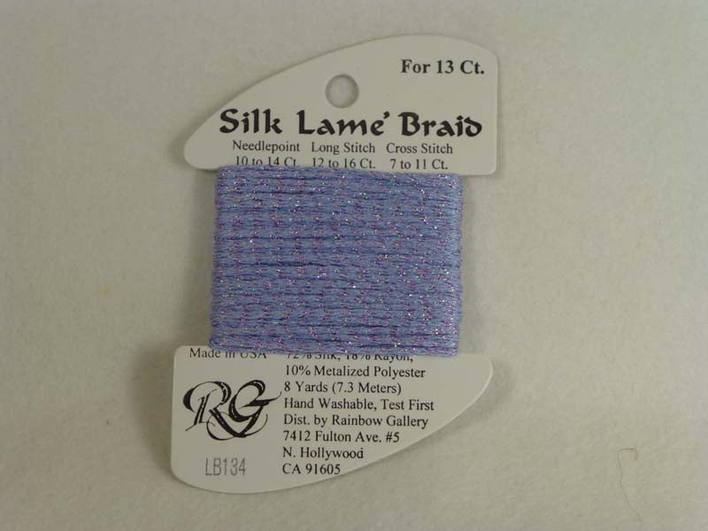 Silk Lame Braid LB134 Misty Lilac