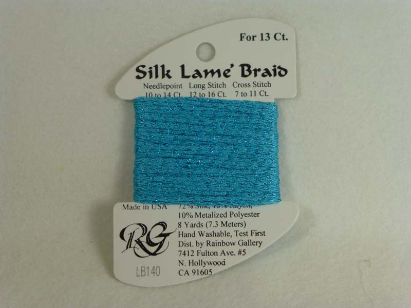 Silk Lame Braid LB140 Jamician Sea