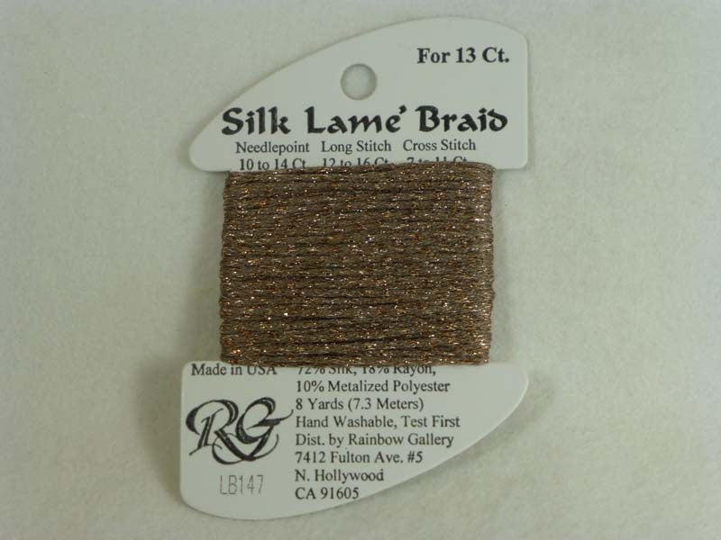 Silk Lame Braid LB147 Taupe