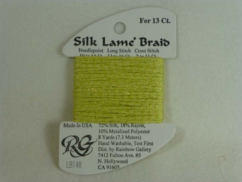 Silk Lame Braid LB148 Lemon Lite