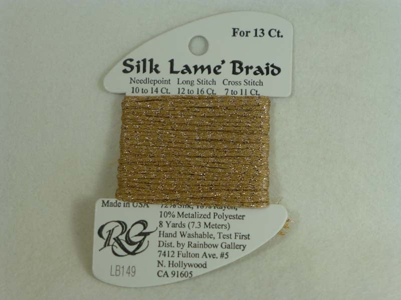 Silk Lame Braid LB149 Desert Sand