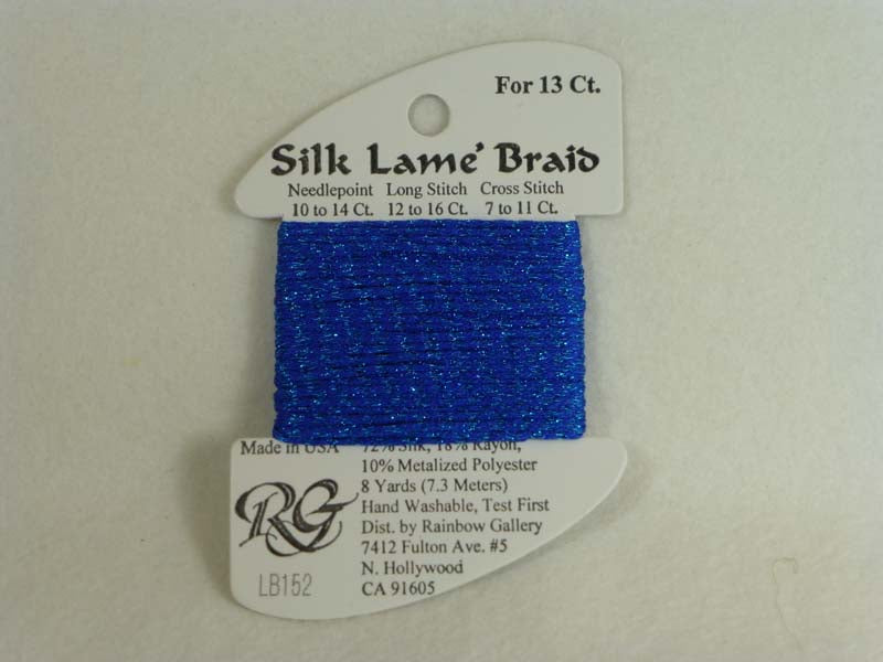 Silk Lame Braid LB152 Hawaiian Blue