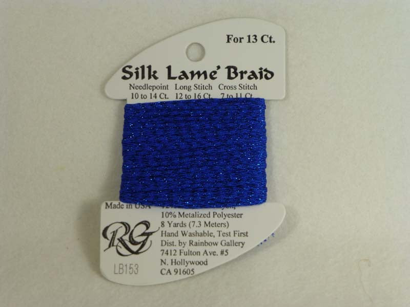 Silk Lame Braid LB153 Classic Blue #2
