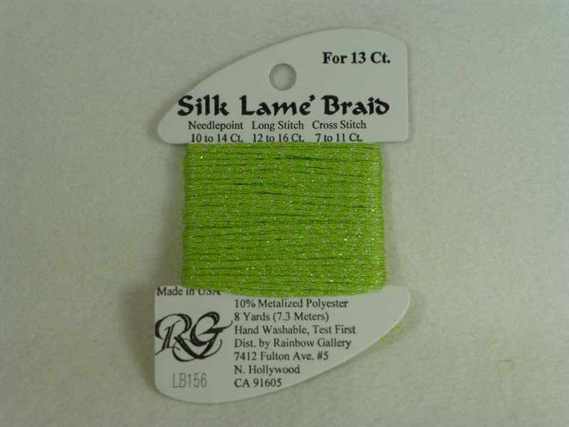 Silk Lame Braid LB156 Kiwi
