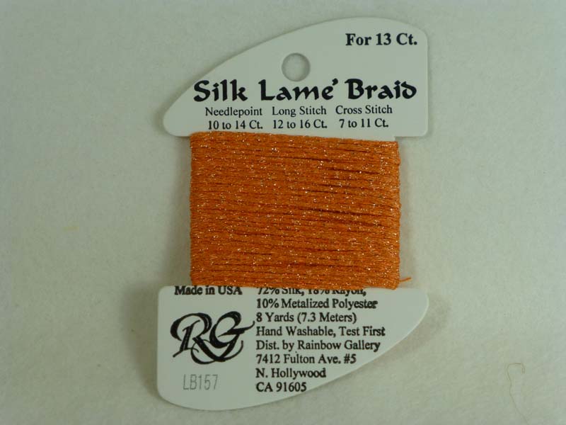 Silk Lame Braid LB157 Tangelo