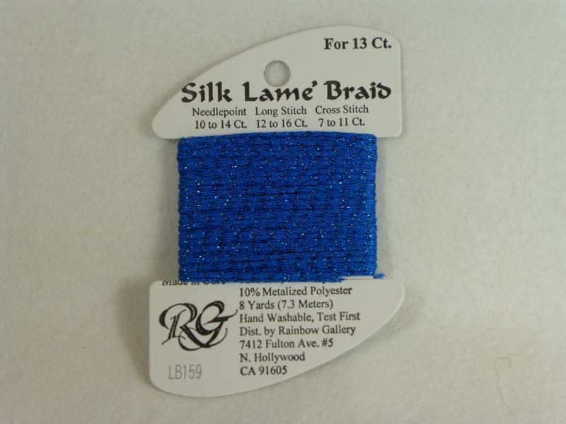 Silk Lame Braid LB159 Imperial Blue