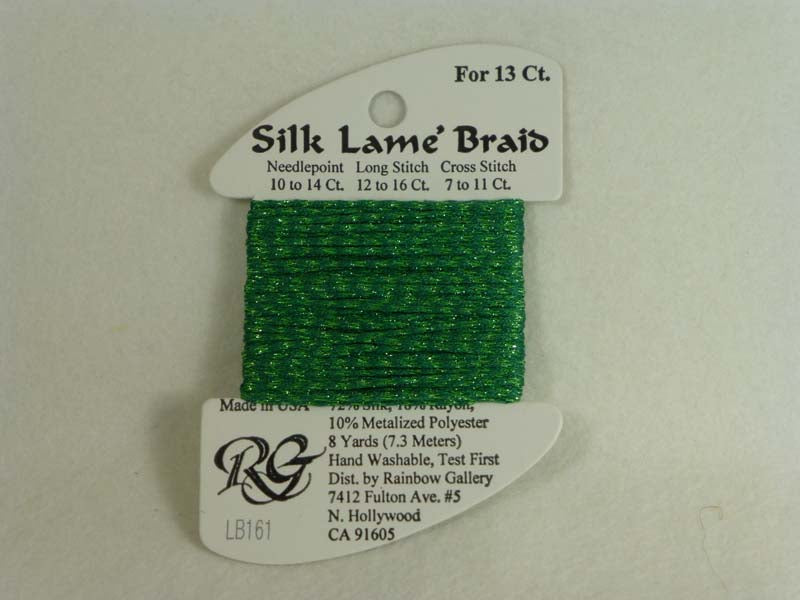 Silk Lame Braid LB161 Juniper