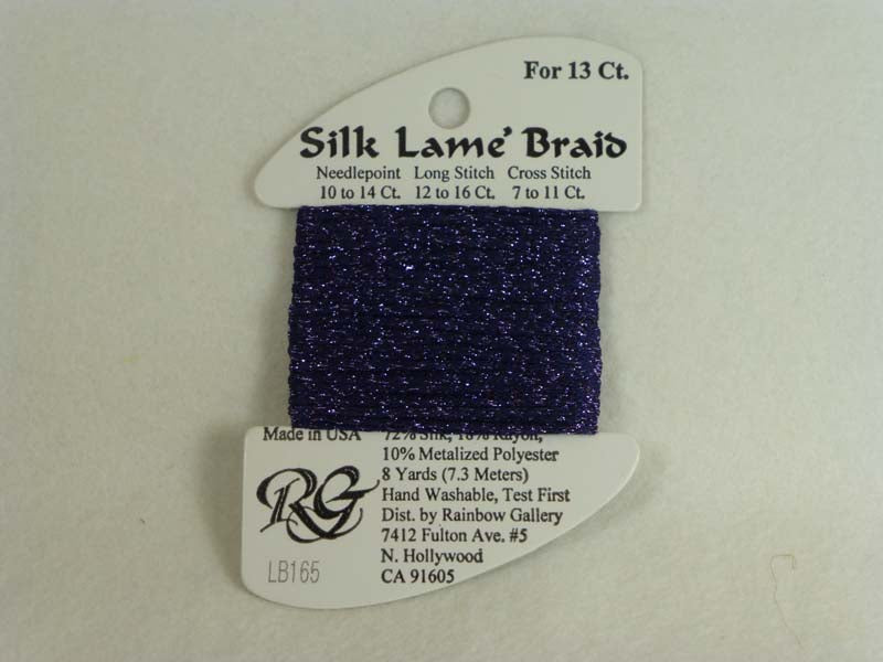 Silk Lame Braid LB165 Dark Wisteria