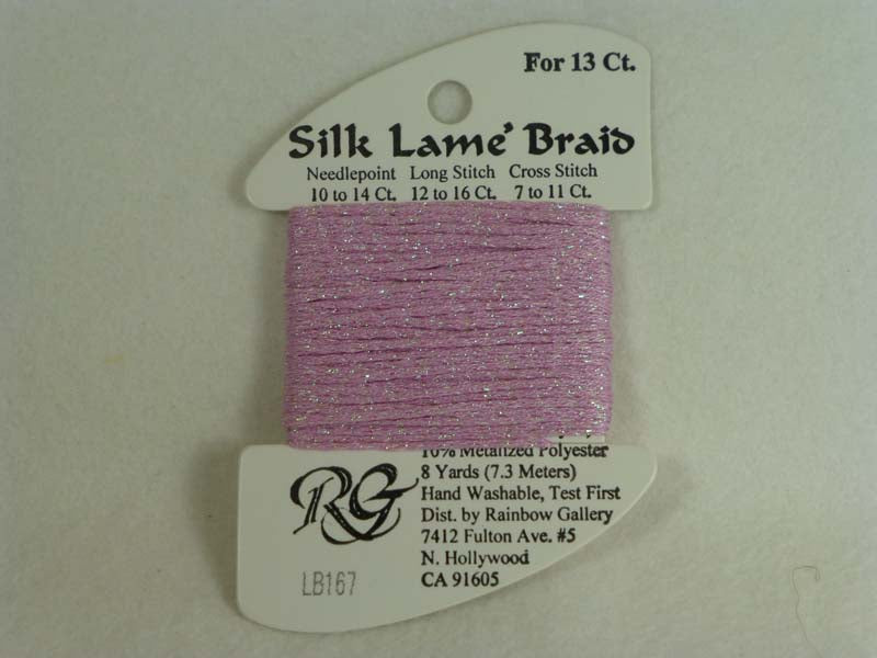 Silk Lame Braid LB167 Pink Lady