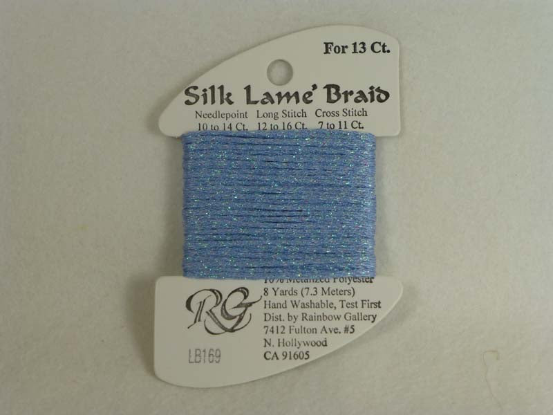 Silk Lame Braid LB169 Blue Bell
