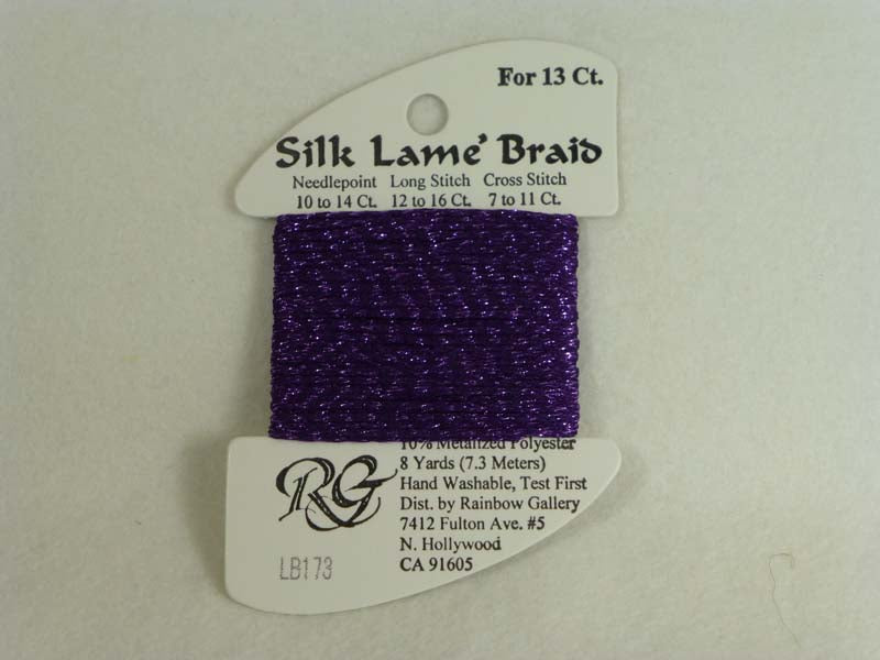 Silk Lame Braid LB173 Pansy