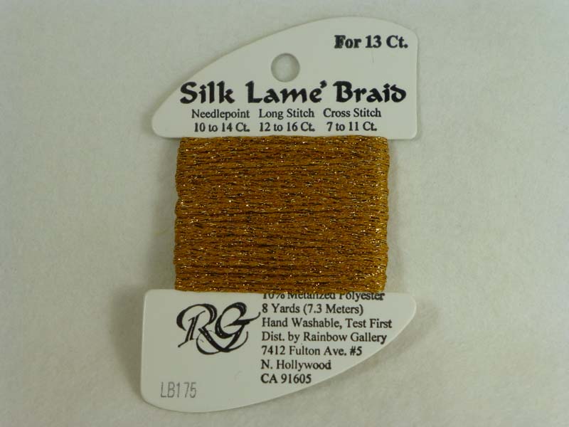 Silk Lame Braid LB175 Honey Gold