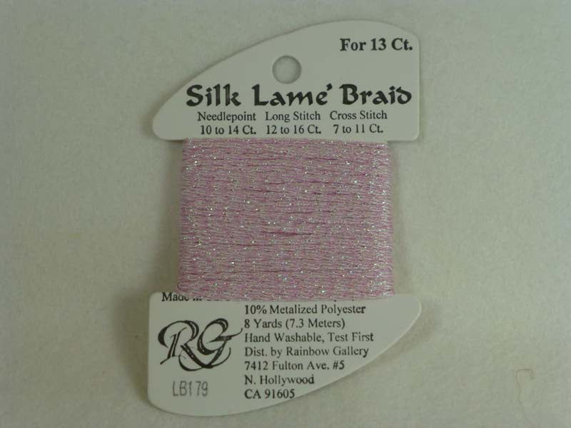 Silk Lame Braid LB179 Cotton Candy