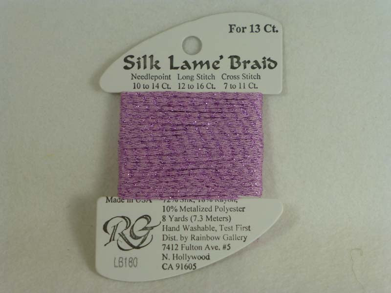 Silk Lame Braid LB180 Liliac Chiffon