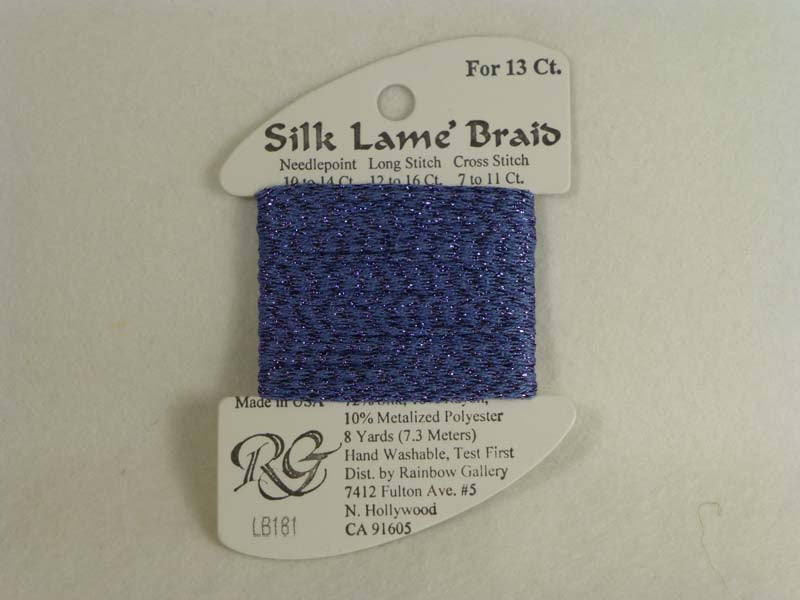 Silk Lame Braid LB181 Hydrangea