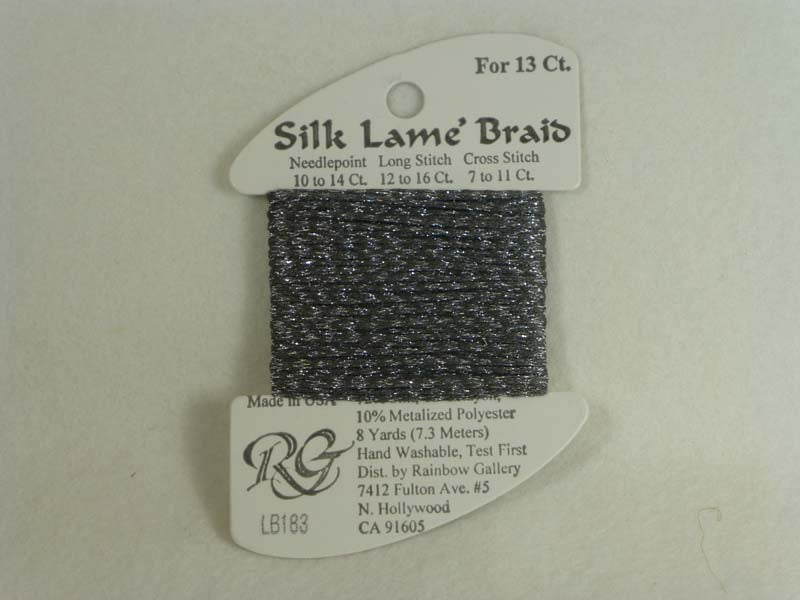 Silk Lame Braid LB183 Grey Stone